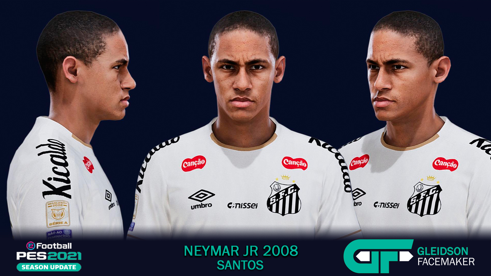 NEYMAR JR 2008 - SANTOS